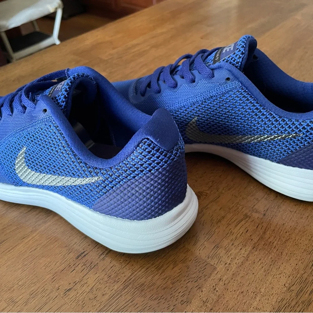 Nike Revolution 3 Men's Blue Running Shoes - Picture 4 of 7